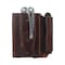 1791 Everyday Carry Leather Pocket Tool Pouch for Multitool, Pen / Pen Light, Cash / Cards for Pocket Carry WEB-PK-DUO-BUR-A - alternate 1